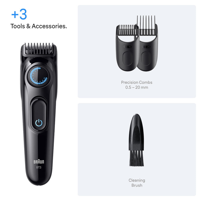 Braun Beard Trimmer Series 3 Easy & Precise BT3520