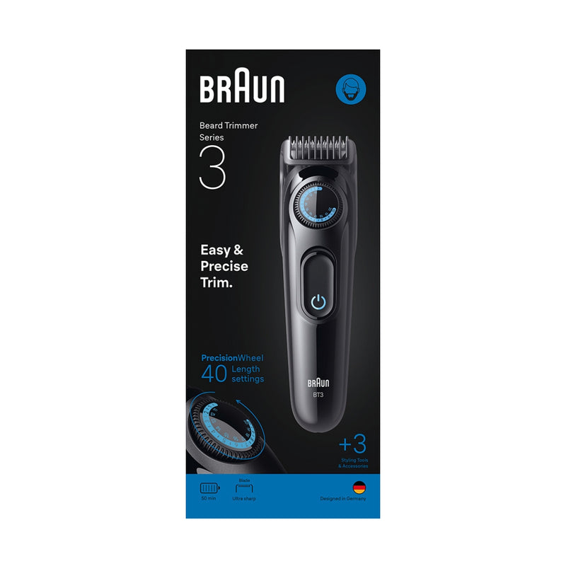 Braun Beard Trimmer Series 3 Easy & Precise BT3520