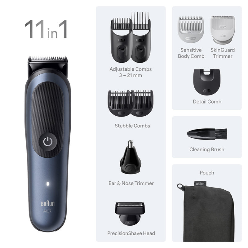 Braun All in One Trimmer Series 7 Profesional & Effortless Styling 11 1 AIO7540