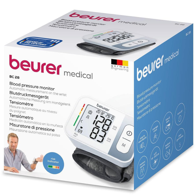 Beurer Wrist Blood Pressure Monitor BC 28