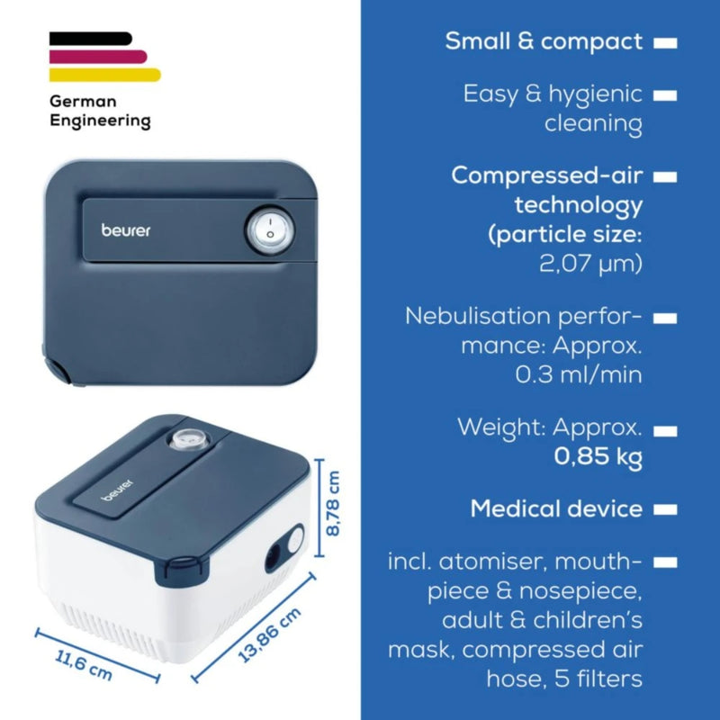 Beurer Nebuliser Inhalator Classic IH16