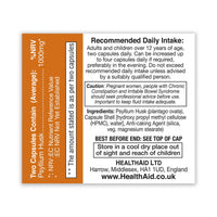 HealthAid Psyllium Husk 1000mg 60 Vege Capsules