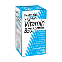 HealthAid Vitamin B50 Complex 30 Vegetarian Tablets