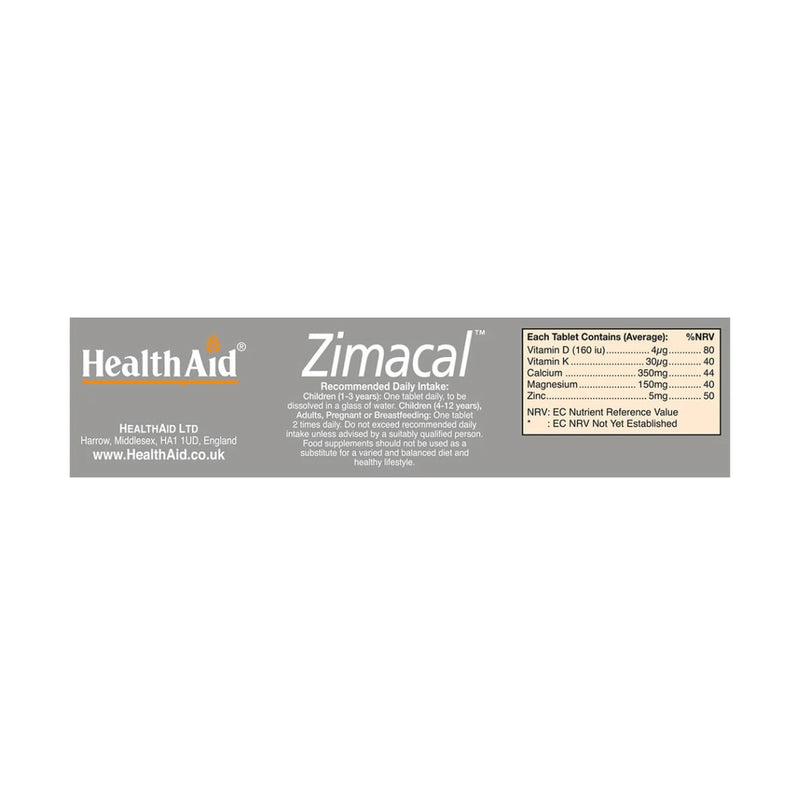 HealthAid Zimacal 20 Effervescent Tablets