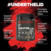 Musashi Creatine Unflavoured 350g