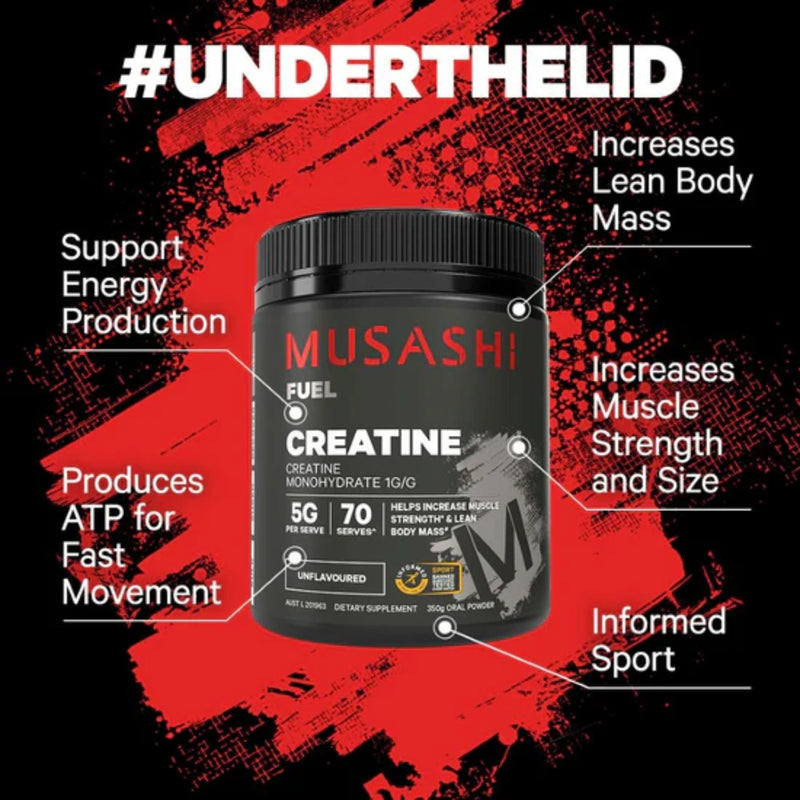 Musashi Creatine Unflavoured 350g