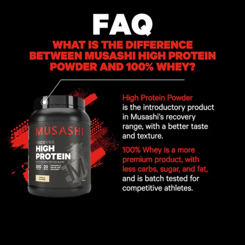 Musashi High Protein Chocolate 900g