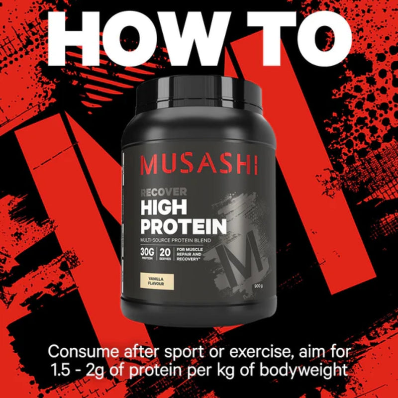 Musashi High Protein Salted Caramel 900g