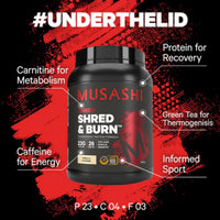 Musashi Shred & Burn Vanilla 2kg