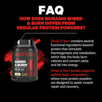 Musashi Shred & Burn Vanilla 2kg