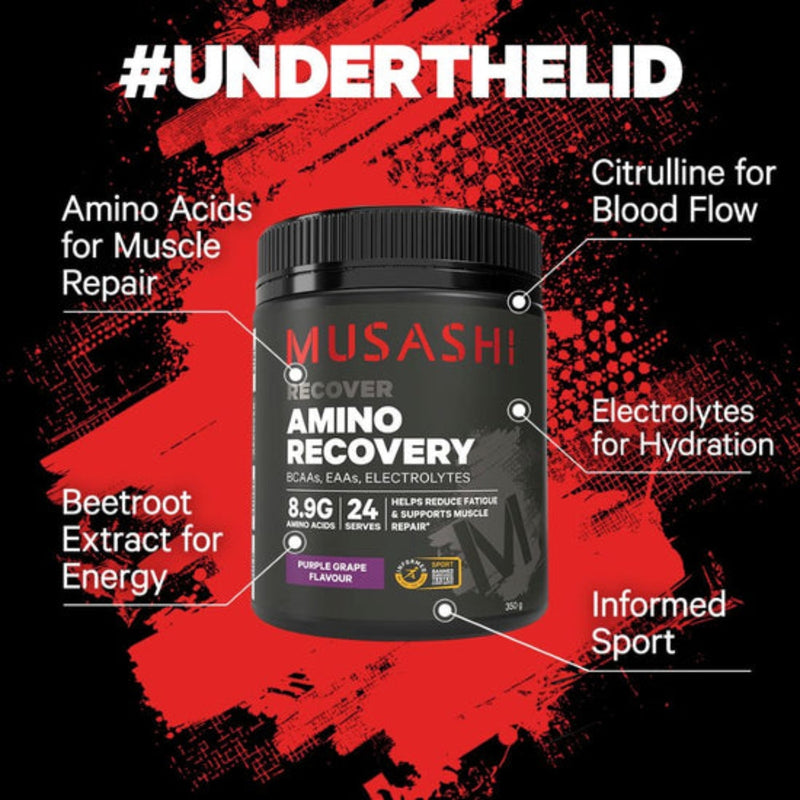 Musashi Amino Recovery Watermelon 350g