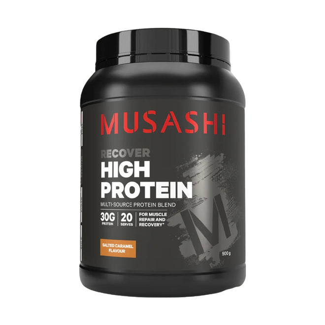Musashi High Protein Salted Caramel 900g