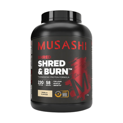 Musashi Shred & Burn Vanilla 2kg