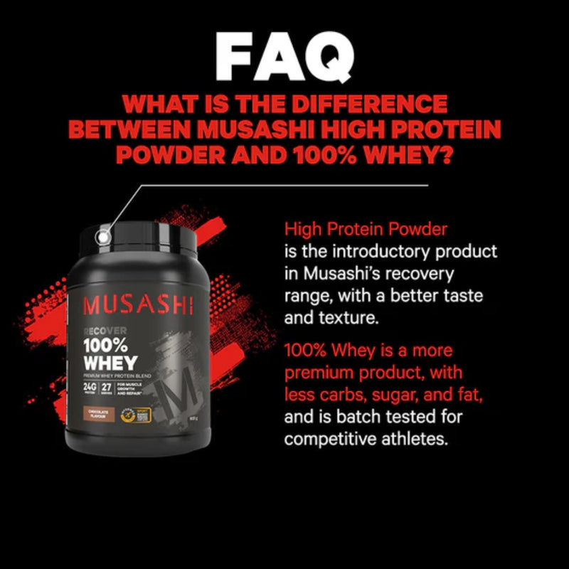 Musashi Whey 100% Vanilla 2kg