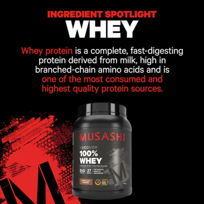 Musashi Whey 100% Chocolate 900g
