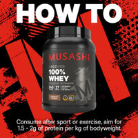 Musashi Whey 100% Vanilla 2kg