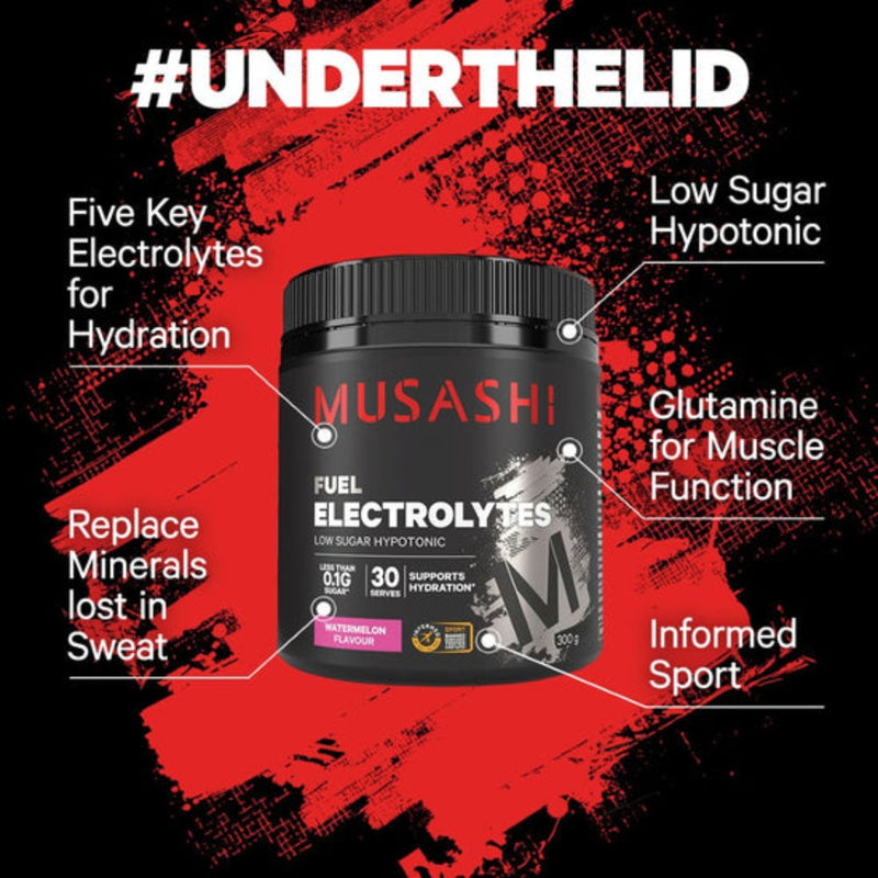 Musashi Electrolytes Watermelon 300g