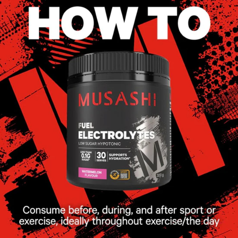 Musashi Electrolytes Watermelon 300g