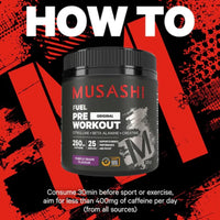 Musashi Pre Workout Watermelon 225g