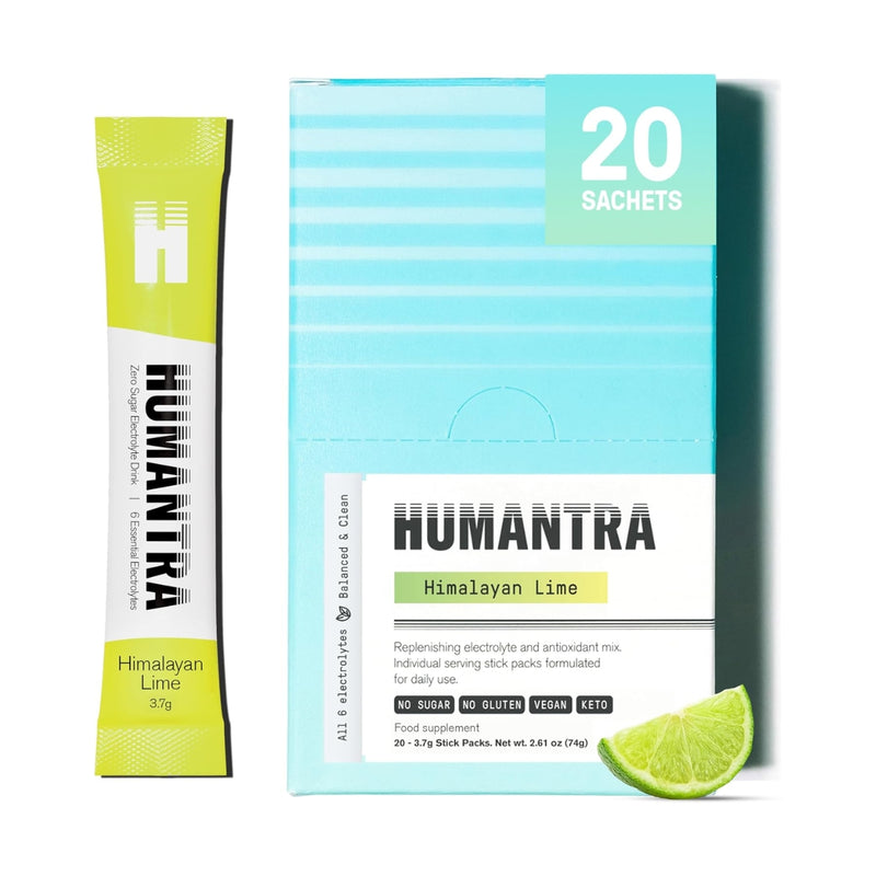 Humantra Electrolyte Himalayan Lime 20 Sachets