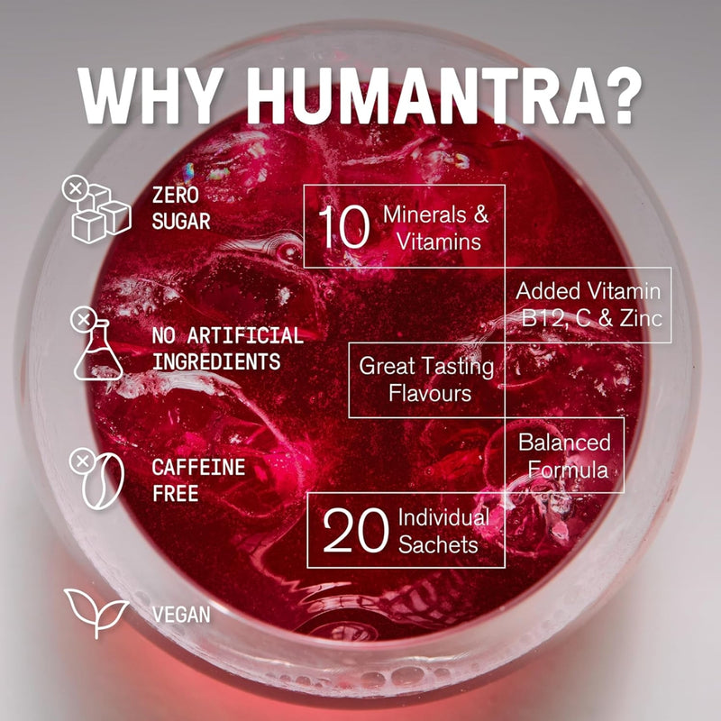 Humantra Electrolyte Elderberry 20 Sachets