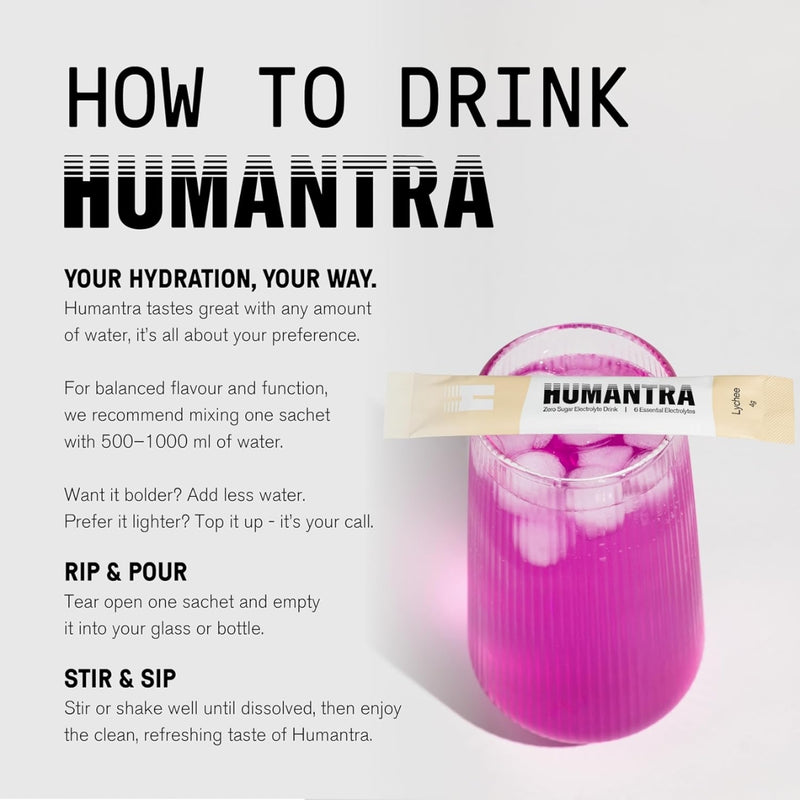 Humantra Electrolyte Lychee 20 Sachets