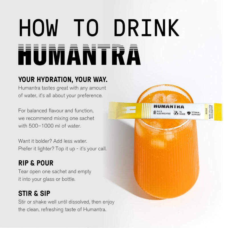 Humantra Electrolyte Apricot 20 Sachets