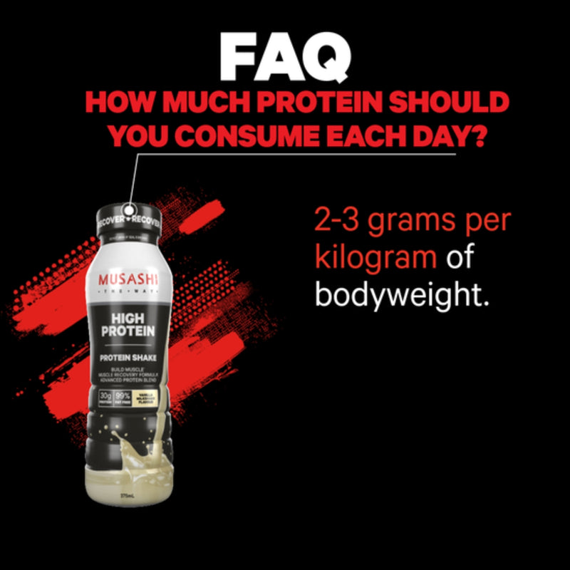 Musashi High Protein Shake Chocolate 375ml