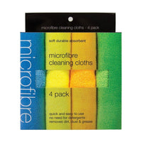 Microfibre Cleaning Cloths 4 Pack