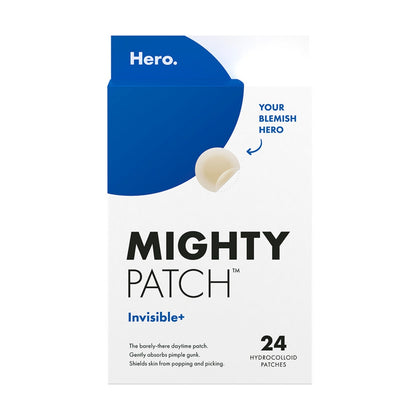 Hero Mighty Patch Invisible+ Hydrocolloid 24 Pieces