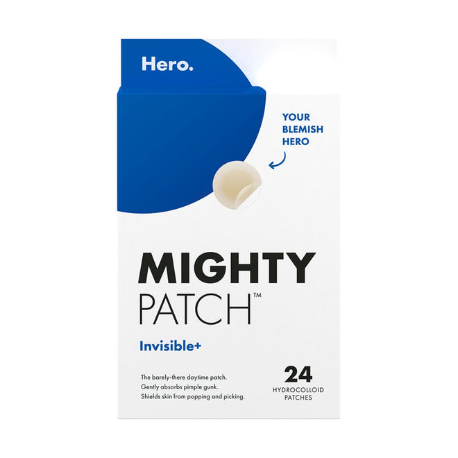 Hero Mighty Patch Invisible+ Hydrocolloid 24 Pieces