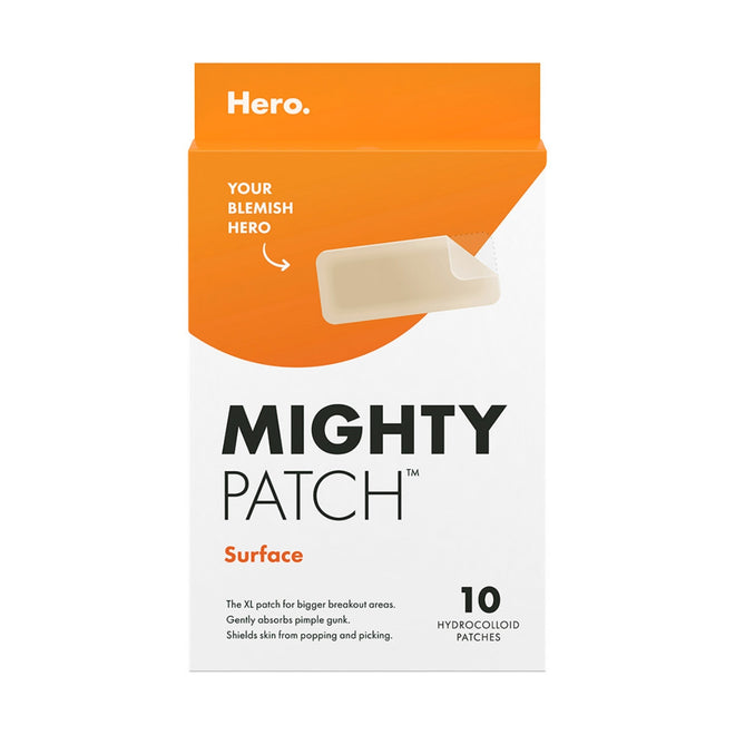 Hero Mighty Patch Surface Hydrocolloid 10 Pieces