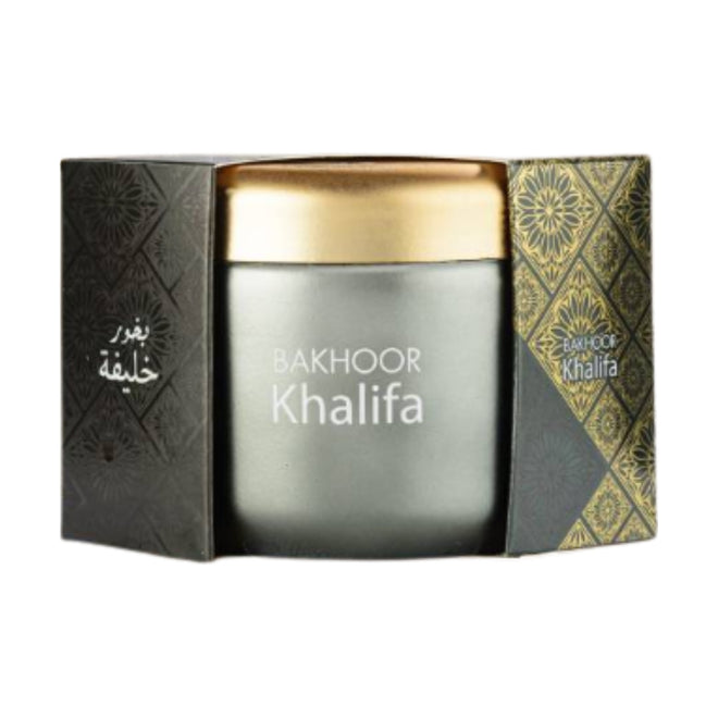 Hamidi Khalifa Bakhoor 70g & Gold Plated Burner Set