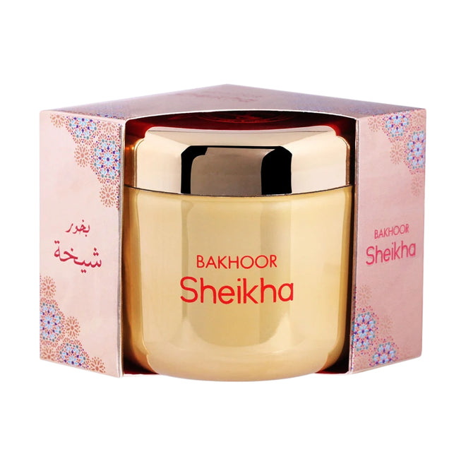 Hamidi Sheikha Bakhoor 70g & Gold Plated Burner Set