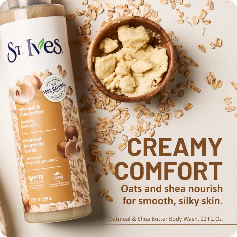 St. Ives Body Wash Oatmeal & Shea Butter 700ml