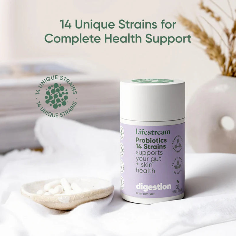 Lifestream Probiotics 14 Strains 60 Vege Capsules
