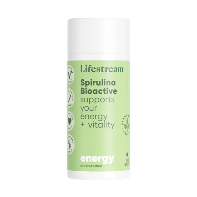 Lifestream Spirulina Bioactive 100 Tablets