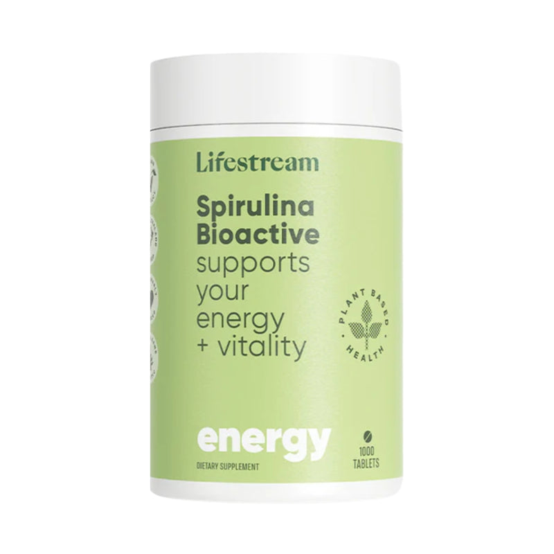 Lifestream Spirulina Bioactive 1000 Tablets