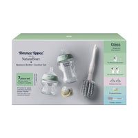 Tommee Tippee Natural Start Glass Bottle Newborn Starter Set 7 Pieces