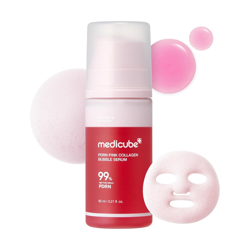 Medicube PDRN Pink Collagen Bubble Serum 95ml