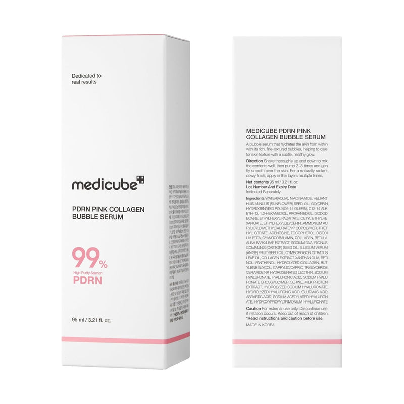 Medicube PDRN Pink Collagen Bubble Serum 95ml
