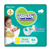 BabyJoy ميجا باك 2 صغير (3.5-7 كجم) 84 قطعة