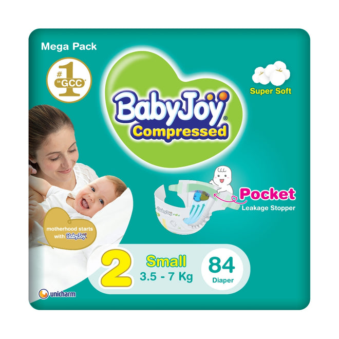 BabyJoy ميجا باك 2 صغير (3.5-7 كجم) 84 قطعة
