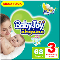 BabyJoy Mega Pack 3 Medium (6-12kg) 68 Pieces