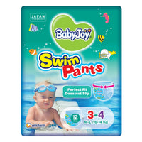 BabyJoy Swim Pants Medium-Large (6-14kg) 12 Pieces