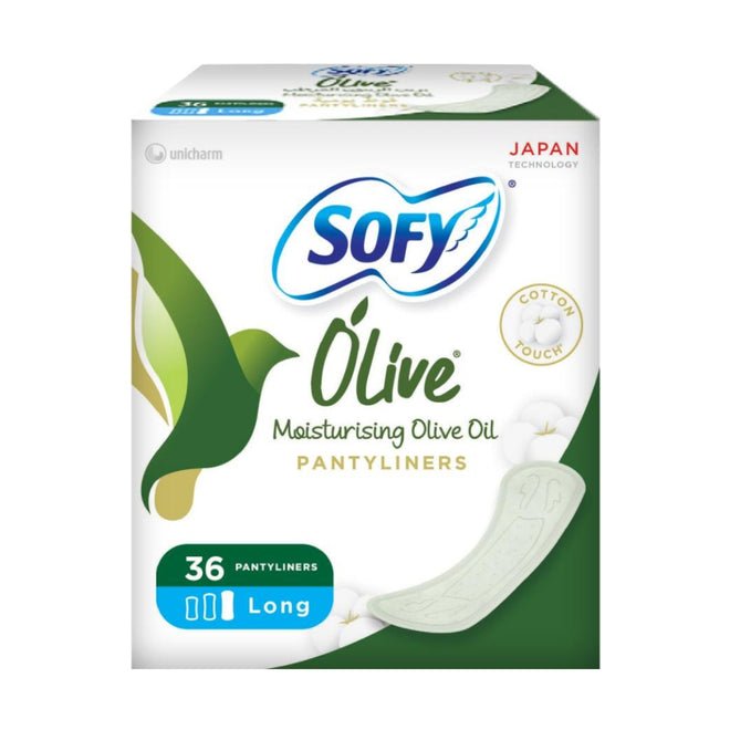 Sofy Olive Panty Liners Long 36 Pieces