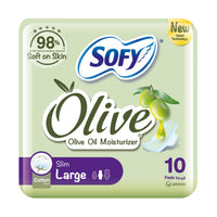 Sofy Olive Slim Large 10 Pads