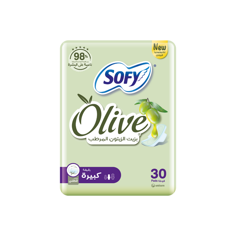 Sofy Olive Slim Large 30 Pads