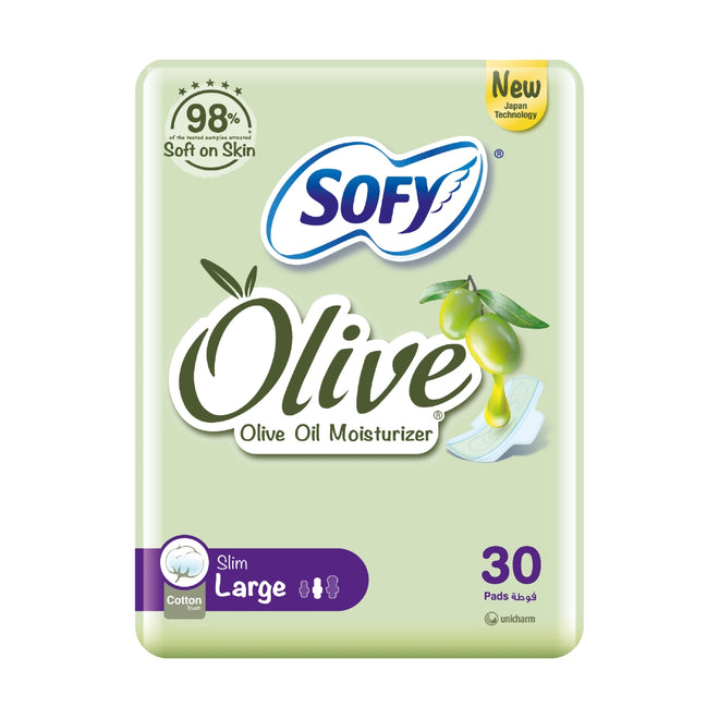 Sofy Olive Slim Large 30 Pads