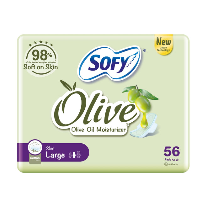 Sofy Olive Slim Large 56 Pads